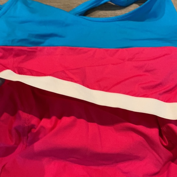 NWT Fila pink & blue tennis/active tank top medium - Picture 6 of 6